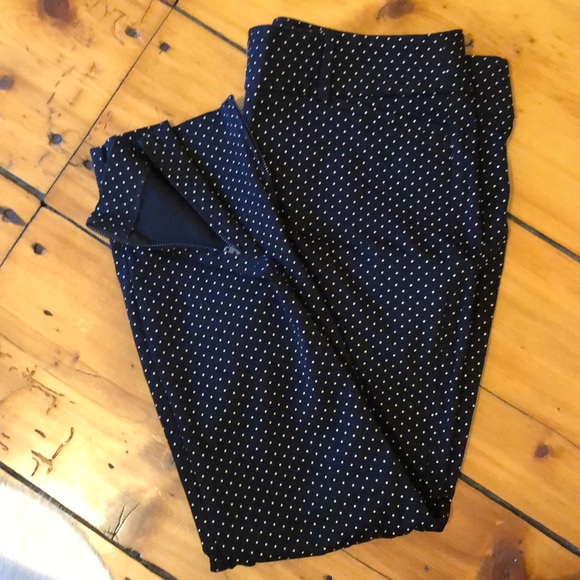 Black polka dot ankle pant - Picture 1 of 4